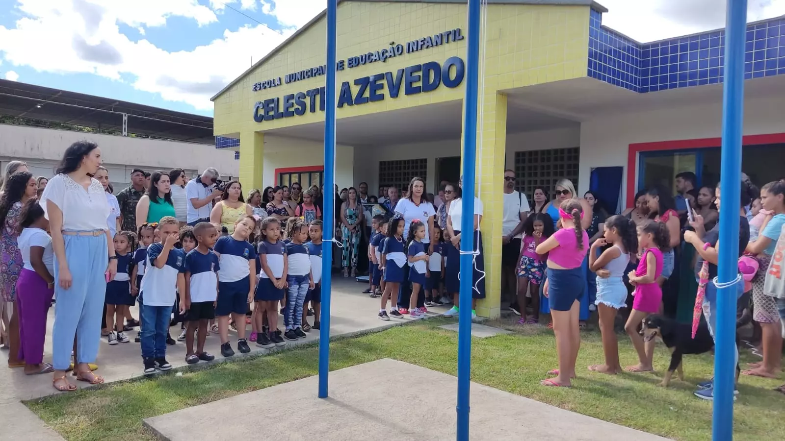 Vídeo: Escola Municipal de Educação Infantil Celeste Azevedo é inaugurada em Santos Dumont